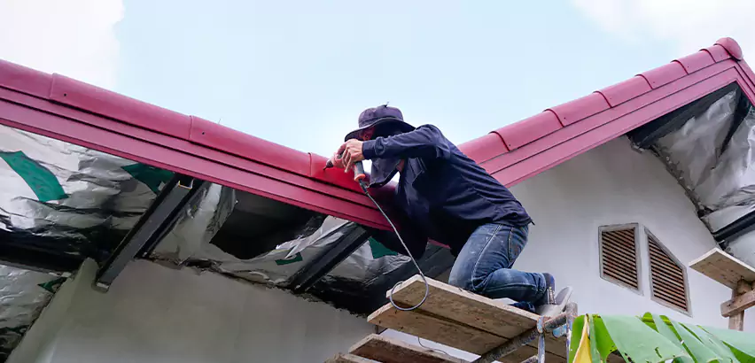 Rain Gutter Repair in Wheeling